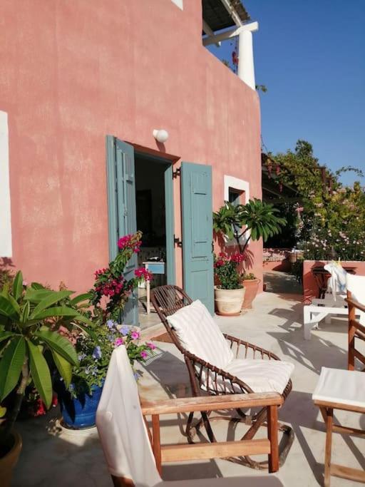Casa Dei Melograni At Vourlidia Leros Villa Vromolithos Buitenkant foto